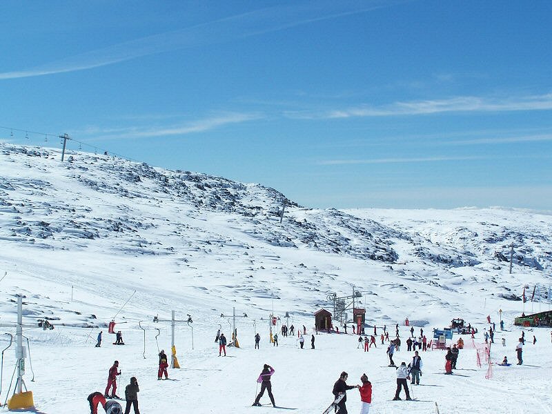 Onde tem neve em Portugal