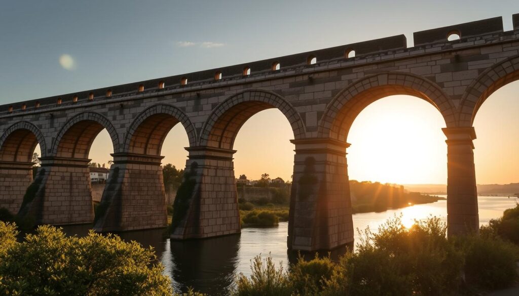 arcos da ponte romana