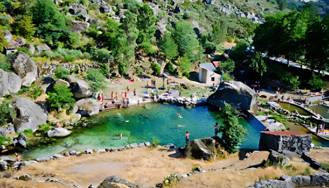 praia fluvial de Loriga